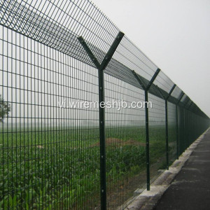 Hàng rào lưới hàn lưới hàng rào bằng nhựa PVC